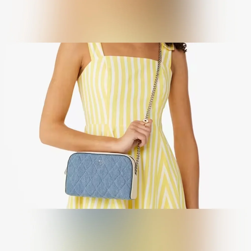 Kate spade Carey Denim mini camera bag retail  $359 NWT - Picture 2 of 5